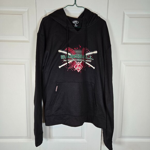 N. B. Baseball Black Hoodie - Picture 1 of 7